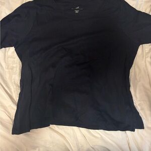 J. Jill Midnight Blue Short Sleeve Top